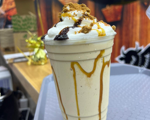 Vanilla Milkshake Served in Burgerico's Restaurant in Glasgow